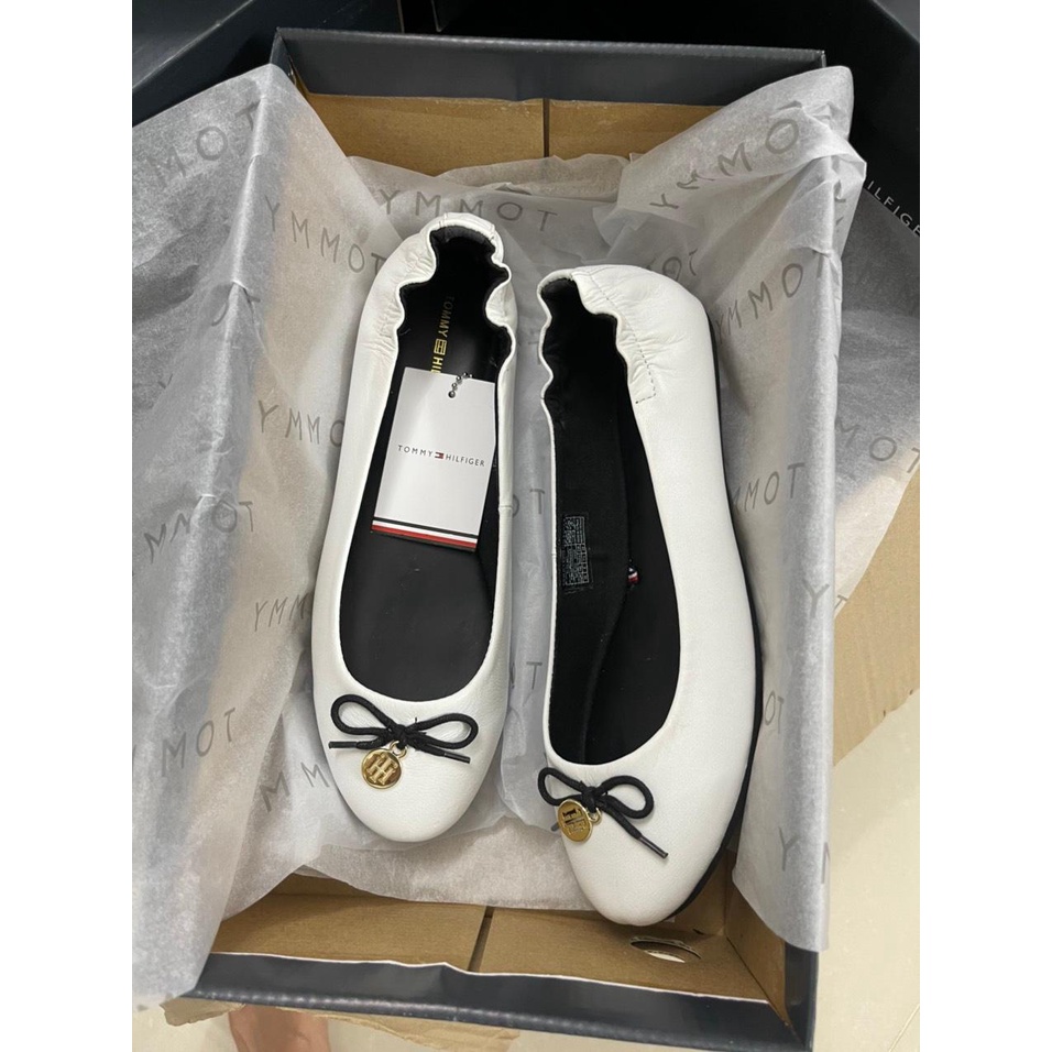 Giày bệt Tommy nơ dây, mũi tròn