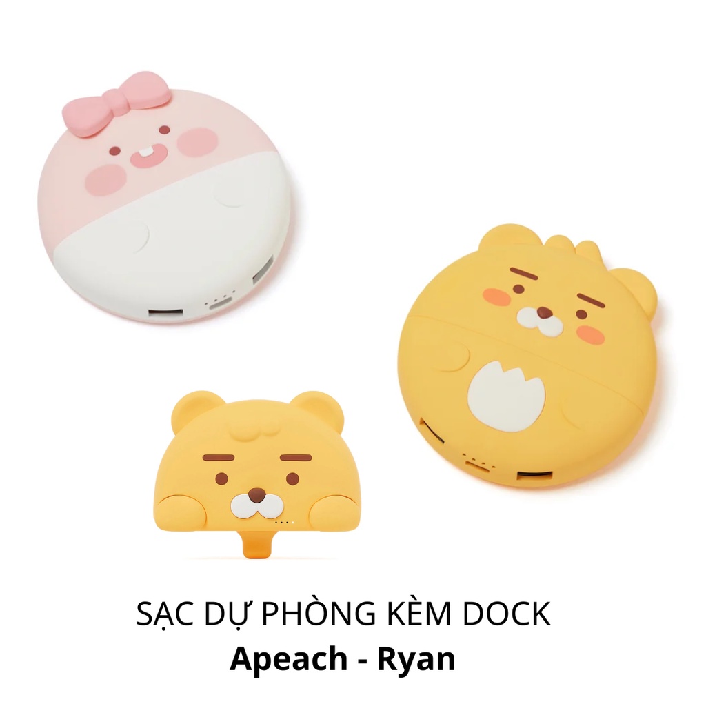 SẠC DỰ PHÒNG KÈM DOCK Apeach - Ryan