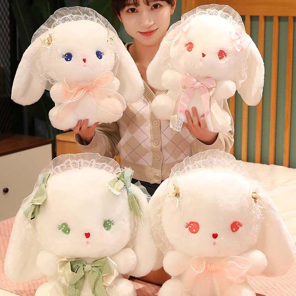 Thỏ Nhồi Bông Mềm Mại Trang Trí Nhà Cửa