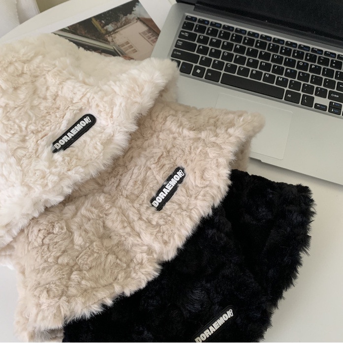 Nón bucket nữ Hàn Quốc lông mềm ấm áp vành cụp thu đông phong cách Ulzzang đi chơi chụp ảnh làm quà tặng bạn đẹp rẻ