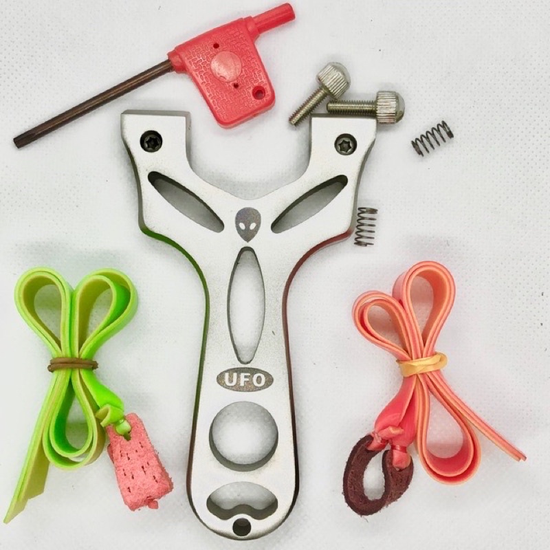 Ná Cao Su inox 304 UFO Chạc 7cm Hàng Chuẩn TẶNG 2 DÂY 1 GÓI BI