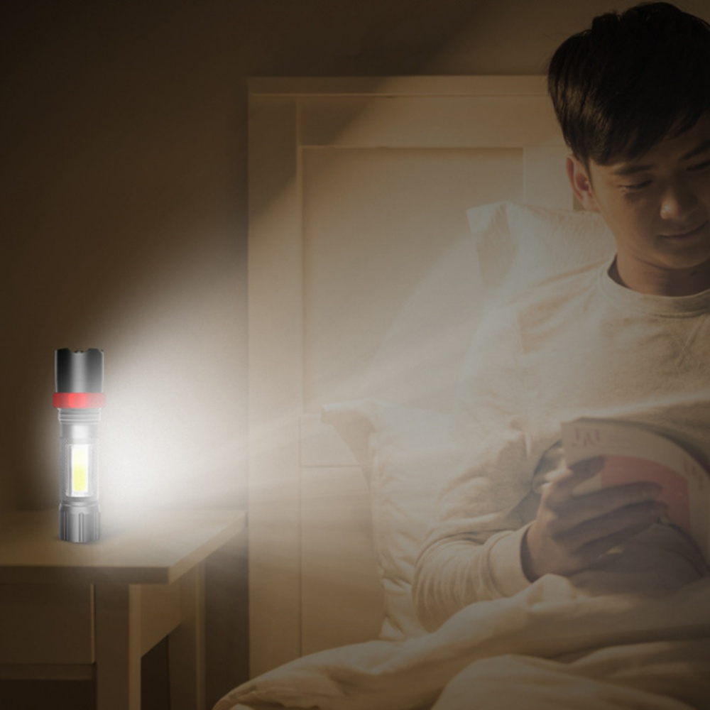 Đèn Pin LED Mini Cầm Tay 3 Chế Độ Chống Rơi / Chống Nước Bằng Hợp Kim Siêu Sáng Chất Lượng Cao