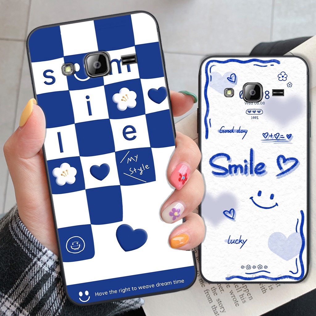 Ốp Samsung J310 / J3 2016 in hình gấu vịt caro nhiều màu sắc ngộ nghĩnh dễ thương