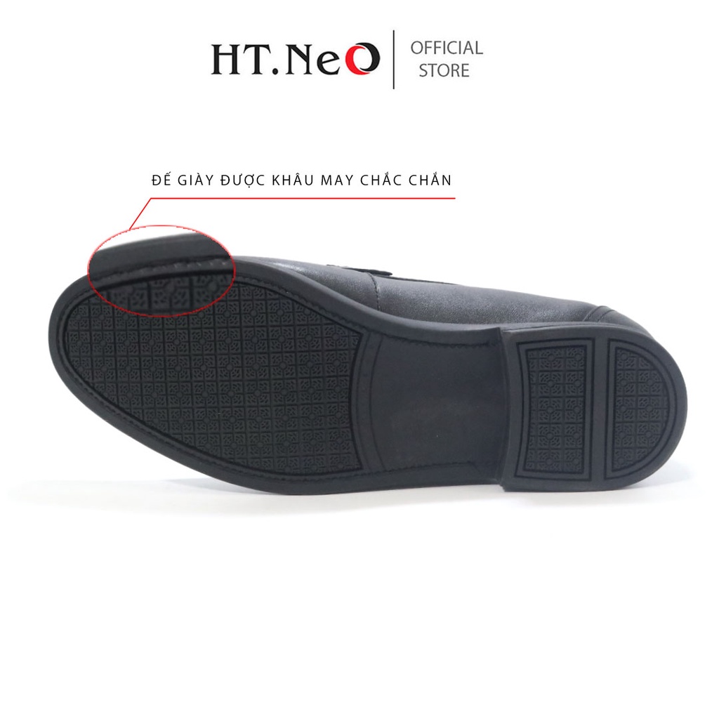 Giày nam công sở - Giày mọi nam HT.NEO da bò êm mềm ,Thiết kế đơn giản ,Kiểu dáng trẻ trung ,nam tính GM82