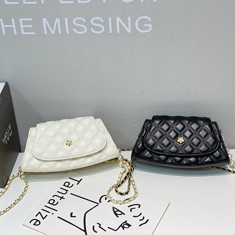 IELGY Túi Đeo Chéo Dây Xích Hình Thoi Thời Trang Cho Nữ