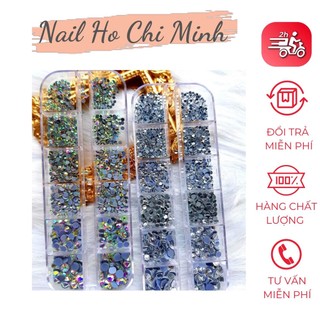 Đá chân keo khay 1440 viên mix size
