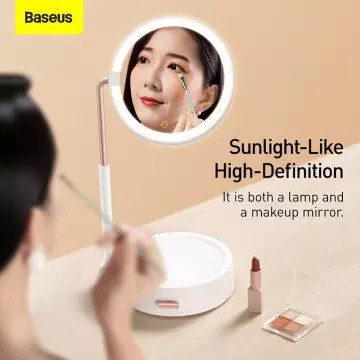 Gương trang điểm Baseus Smart Beauty Series Lighted Makeup Mirror with Storage Box