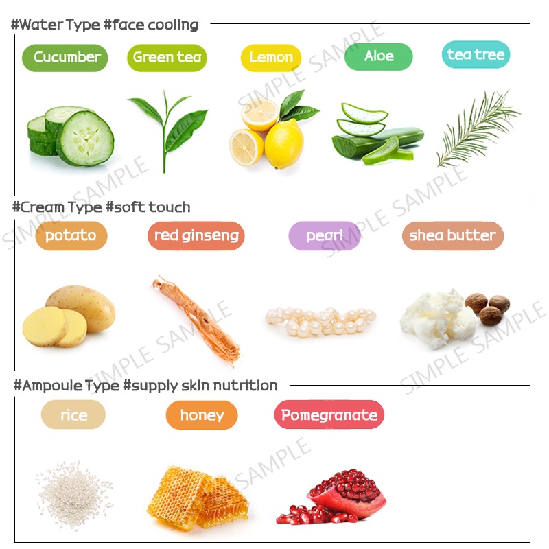 Mặt nạ giấy thoáng khí 12 loại Hàn Quốc