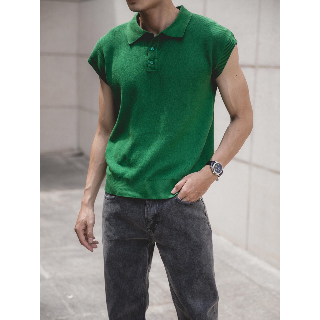 Áo Polo Nam Knitted Plain C4 , Chất Len Thoải Mái , PL003075 , Somehow