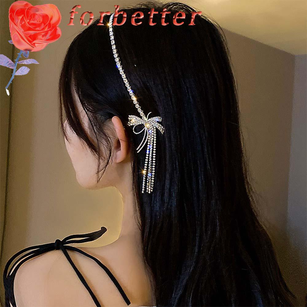 Cài tóc tua rua đính nơ thời trang sang trọng cho nữ