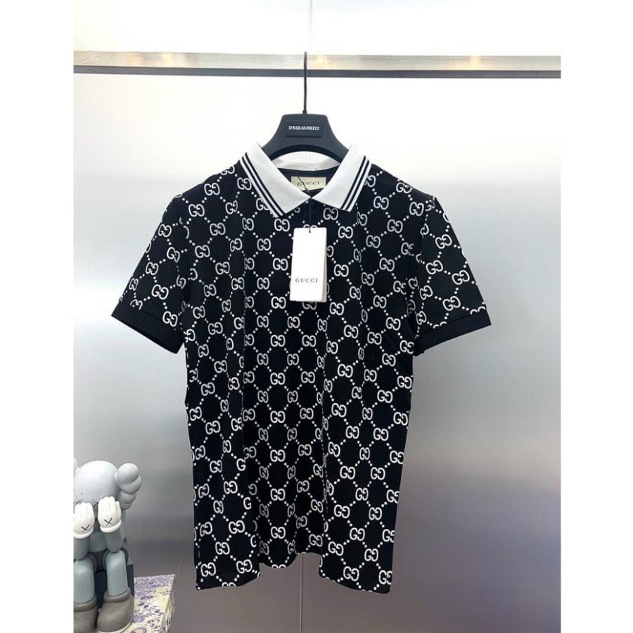 Áo Polo Nam cổ bẻ gucci thun basic cộc tay vải cá sấu cotton phong cách trẻ trung chuẩn form nhiều màu ⚡