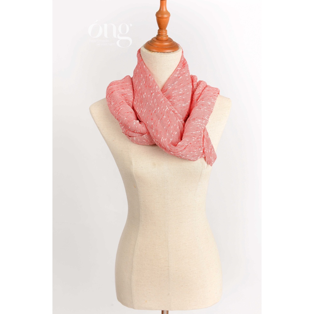 Khăn choàng nữ Óng Silk - Nhẹ ấm