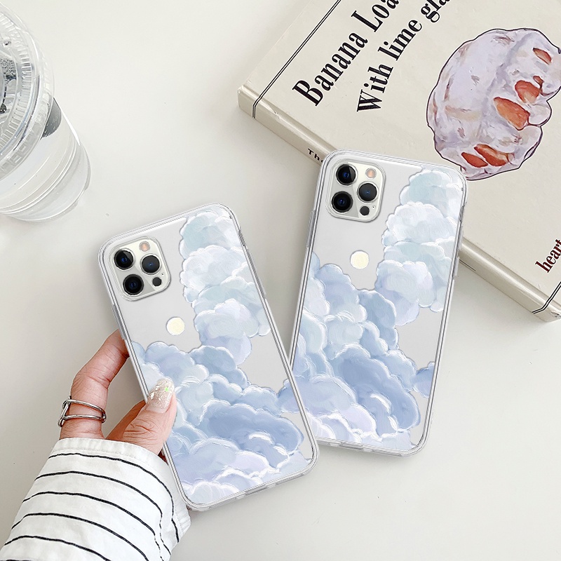 Ốp vuông iphone trăng mây bảo vệ cam chống sốc 6/6plus/6s/6splus/7/7plus/8/8plus/x/xr/xs/11/12/13/pro/max/plu