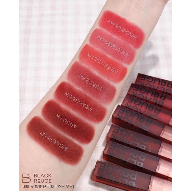 Son Kem Lì Black Rouge Air Fit Velvet Tint Ver.9