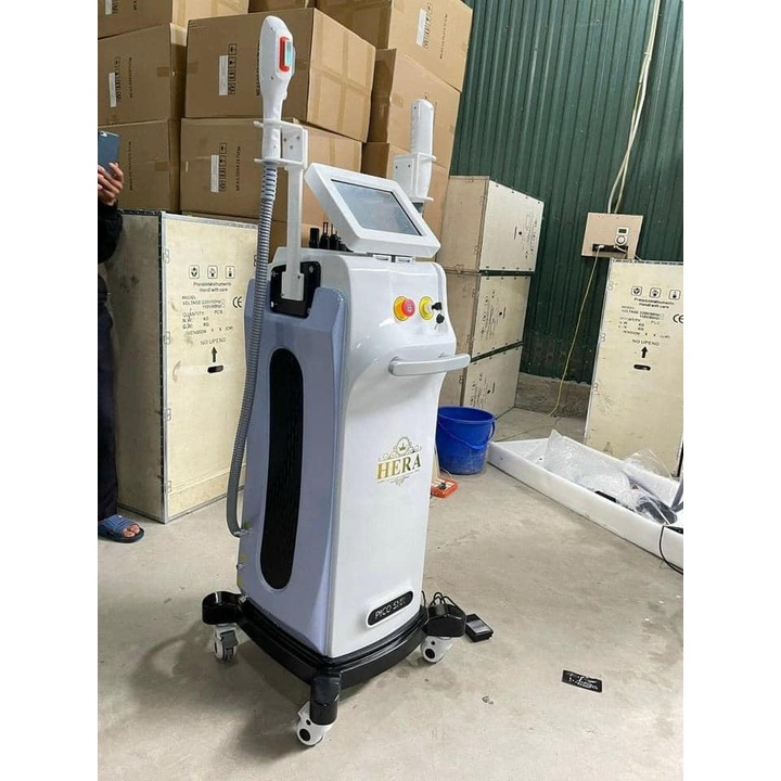 Máy Triệt lông Hera Triệt Lông Trẻ Hóa Chính Hãng 2in1 Hoặc Máy 2 Tay Chuyên Triệt Lông
