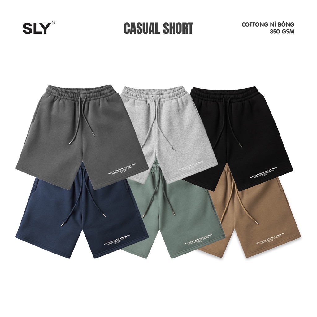 Quần short SLY Casual 6 màu