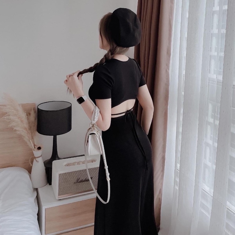 Đầm maxi hở lưng Big size dành cho khách ngoại cỡ từ 60-90 ký