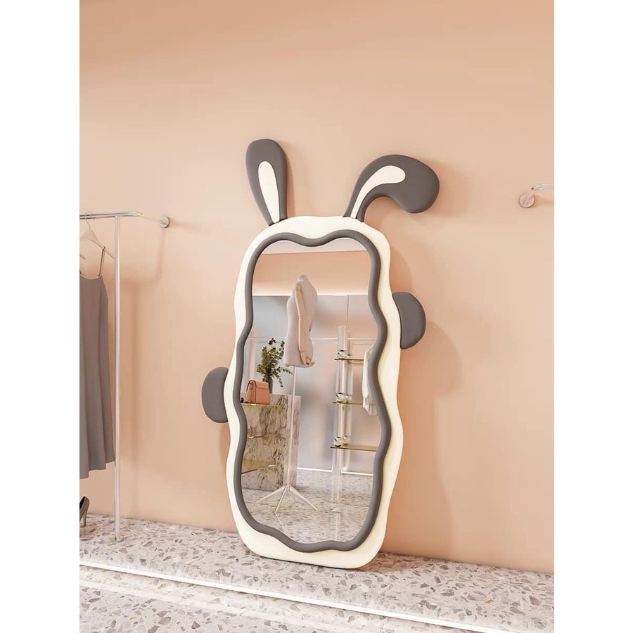 Gương TAI THỎ BỌC NỈ toàn thân KT 200x120 ⚡️SIÊU HOT⚡️ nịnh dáng