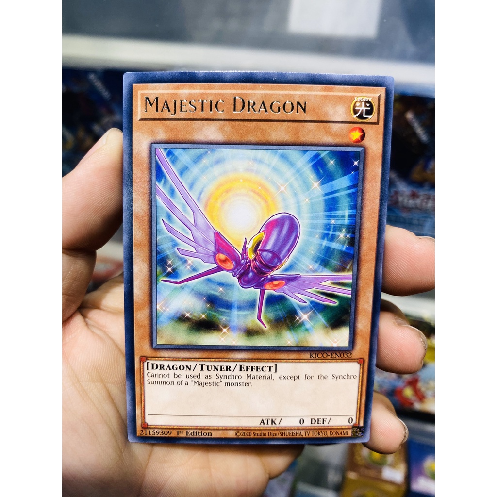 Thẻ bài YugiOh! Mã KICO-EN032 - Majestic Dragon - Rare - 1st Edition