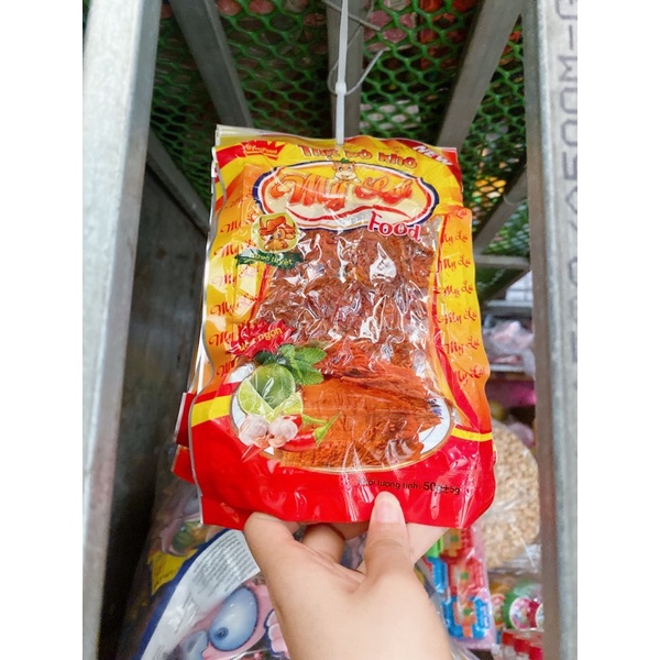 sỉ 10 gói bò khô mỹ lai cay cay nhẹ