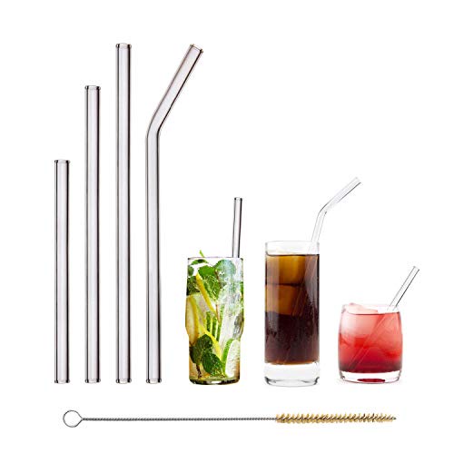 Combo Ống Hút Thủy Tinh Cao Cấp Schott (Đức)