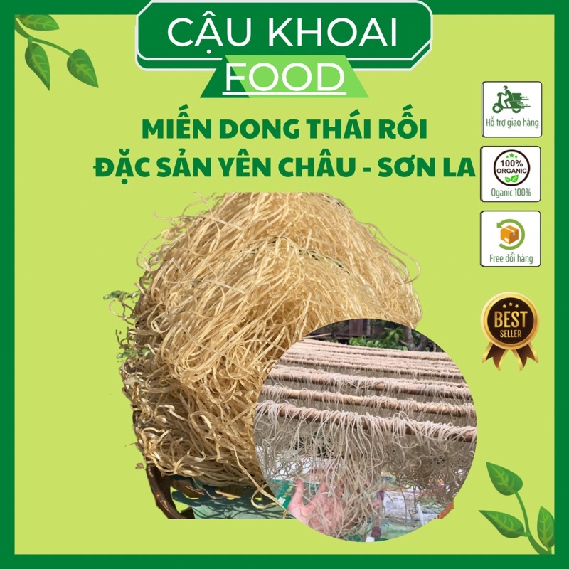 Miến dong rừng thái rối - 1kg đặc sản tây bắc của người dân tộc thái sơn la (miến dong Yên Châu)