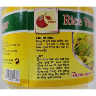 [Chai 500ml] GIẤM GẠO [VN] TÂN MAI Rice Vinegar (tmth)