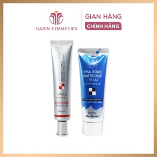 Combo Kem hỗ trợ giảm thâm nám tàn nhang Melasma-X 3D 40ml + Kem cấp nước 3D Hyaluronic Water Drop Melasma-X 80ml Harin