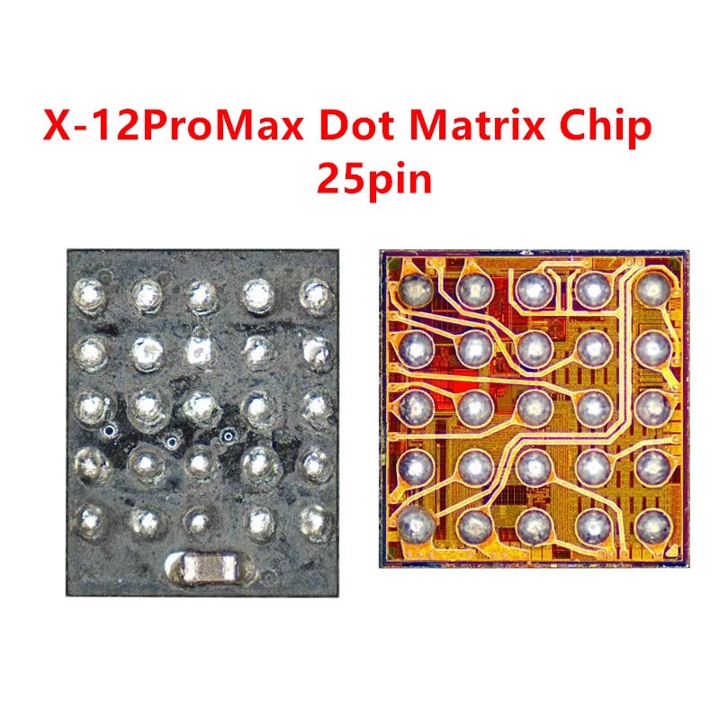 IC làm Face ID JCID 25 pin - 12 Pin Dùng Chung từ X đến 12ProM / iPxd Pro 3/4
