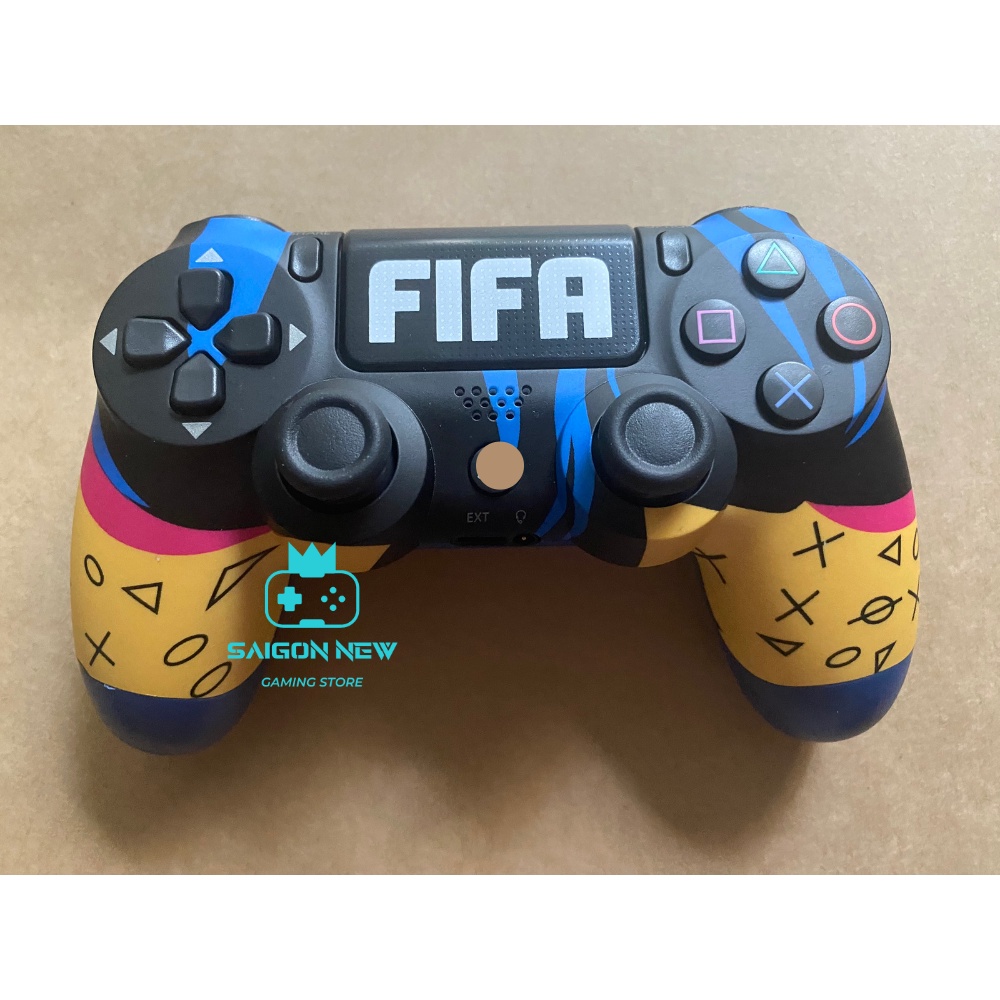 Tay cầm chơi game Fifa online 4 - analog xoay 360- Tay cầm chơi game dùng cho máy tính, PC, laptop điện thoại - Có rung