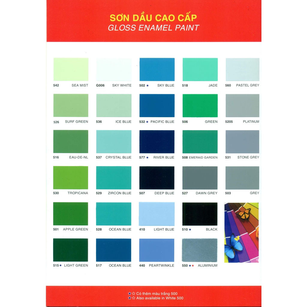 Sơn dầu Galant màu xanh Apple Green 501_375ml