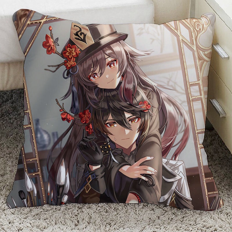 Yuanshen Gối Ôm In Hình Nhân Vật Anime Keli Hai Chiều Tùy Chỉnh Làm Quà Tặng Kaedei Kaedei