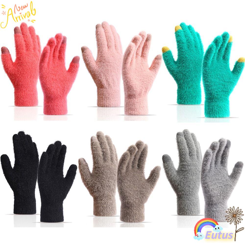 Găng Tay Mùa Đông Chất Liệu Lông Chồn Dày Dặn Dành Cho Nam