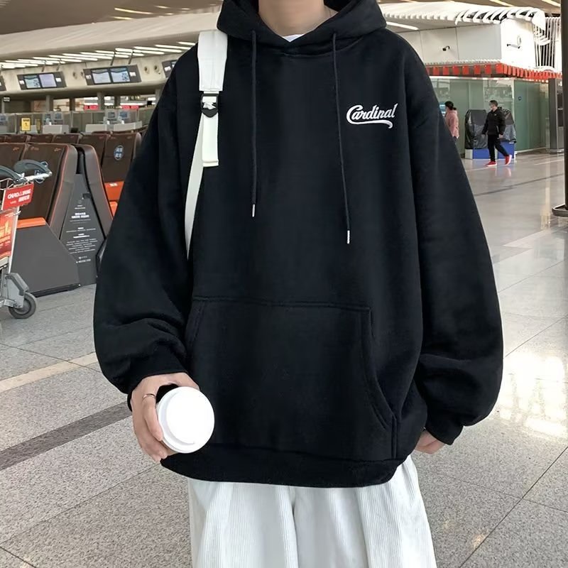 Áo Hoodie Dáng Rộng Tay Dài In Chữ Sáng Tạo Thời Trang Mùa Thu Cho Học Sinh Nam Và Nữ