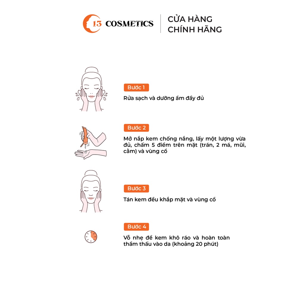 Kem Chống Nắng Dưỡng Ẩm Nâng Tone Sunflower High Protection 30g C13 Cosmetics Thu Trang - Tân Phú