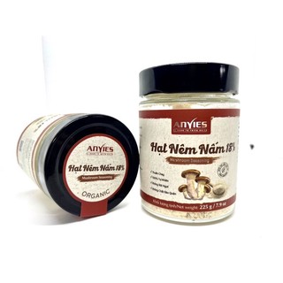 Hạt Nêm Nấm Chiết Xuất từ Nấm Đùi Gà Anvies-hủ 225gr - An toàn cho bé - Bữa ăn chất lượng cho gia đình