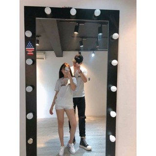 Gương toàn thân nịnh dáng gắn đèn led sống ảo cực lung linh