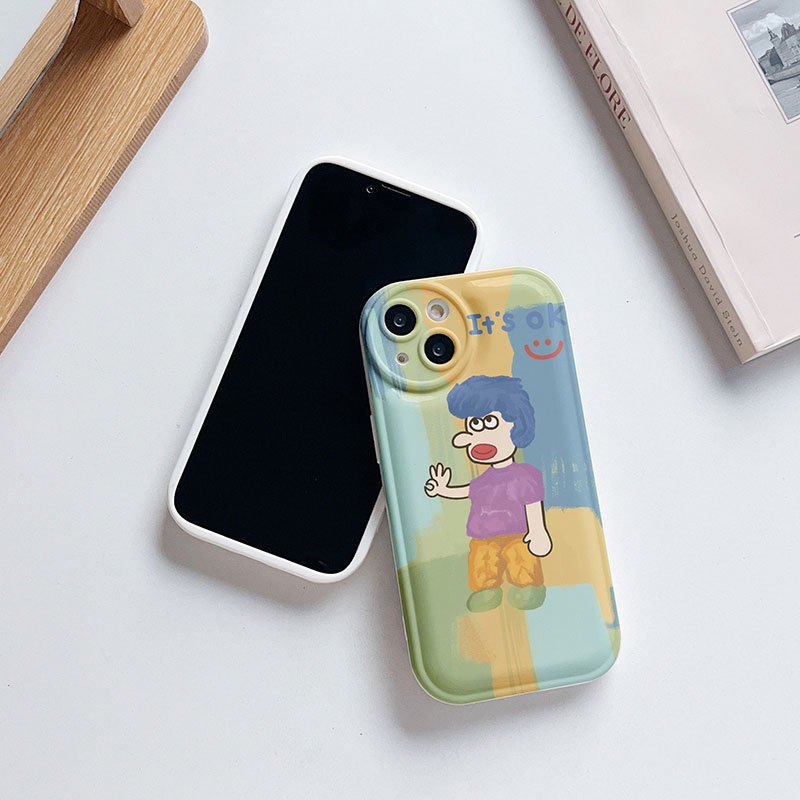 Ốp Điện Thoại Silicon TPU Mềm Chống Sốc In Họa Tiết Graffiti Cho iPhone 14 13 12 11 Pro Promax 6 6S 7 8 Plus X XR XSMax SE
