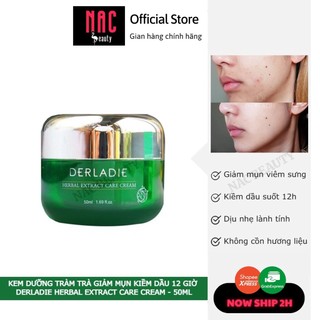 Kem Dưỡng Tràm Trà Giảm Mụn Kiềm Dầu 12 Giờ DERLADIE Herbal Extract Care Cream 50ml