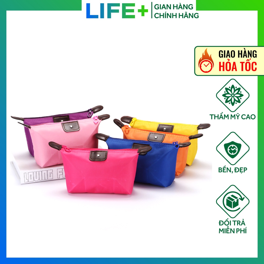 Túi đựng mỹ phẩm du lịch mini LIFE túi đựng đồ trang điểm đa năng, tiện lợi