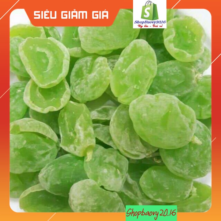 Ô mai đào xanh 500G ★Loại Vip★ Omai Xí muội đào xanh chua ngọt không hạt