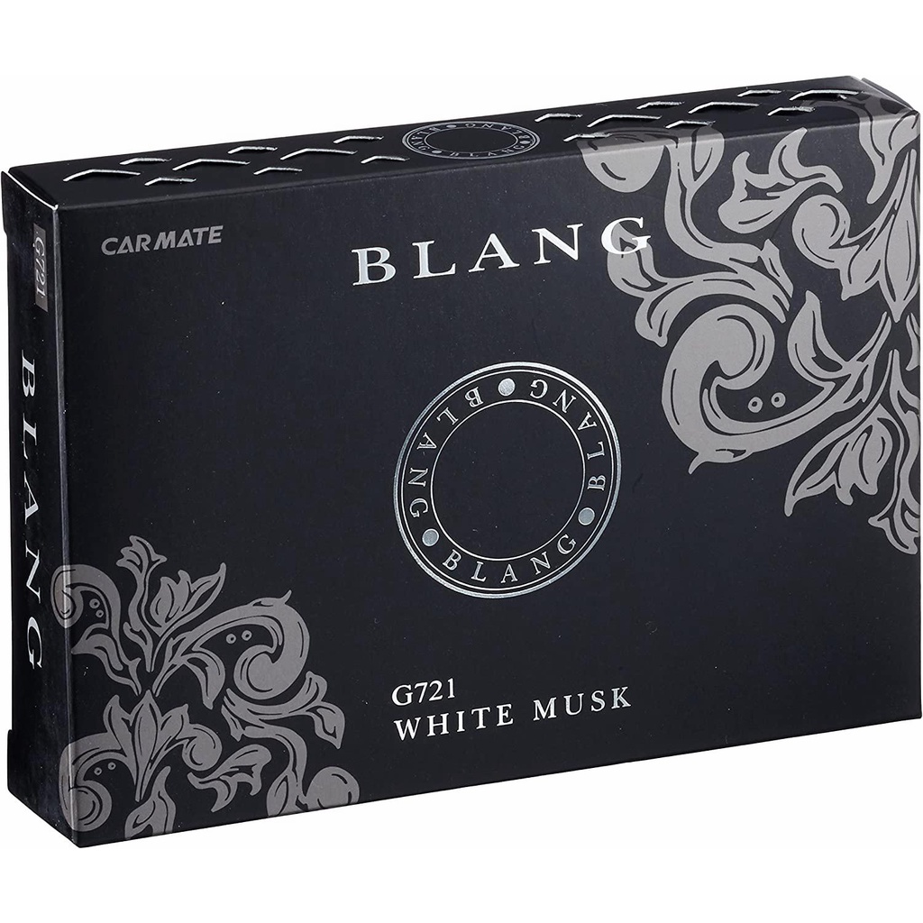 Nước hoa xe hơi nhập khẩu chính hãng dành cho xế xịn; mùi hương Xạ hương trắng Blang Carmate G721
