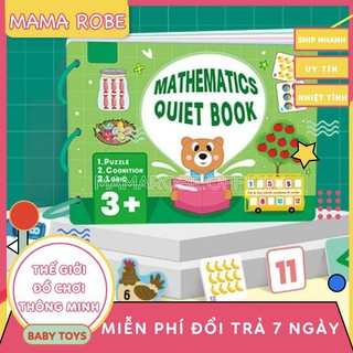 Học Liệu Toán học thông minh, Học Liệu Bóc Dán Montessori đầu đời Giáo Dục Sớm Cho Bé Từ 3 Tuổi