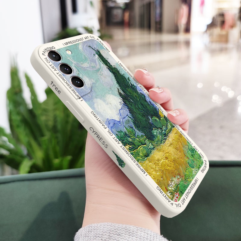 Ốp Điện Thoại Cảm Giác Chạm Thoải Mái Cho Samsung Galaxy S21 S20 FE Ultra Plus