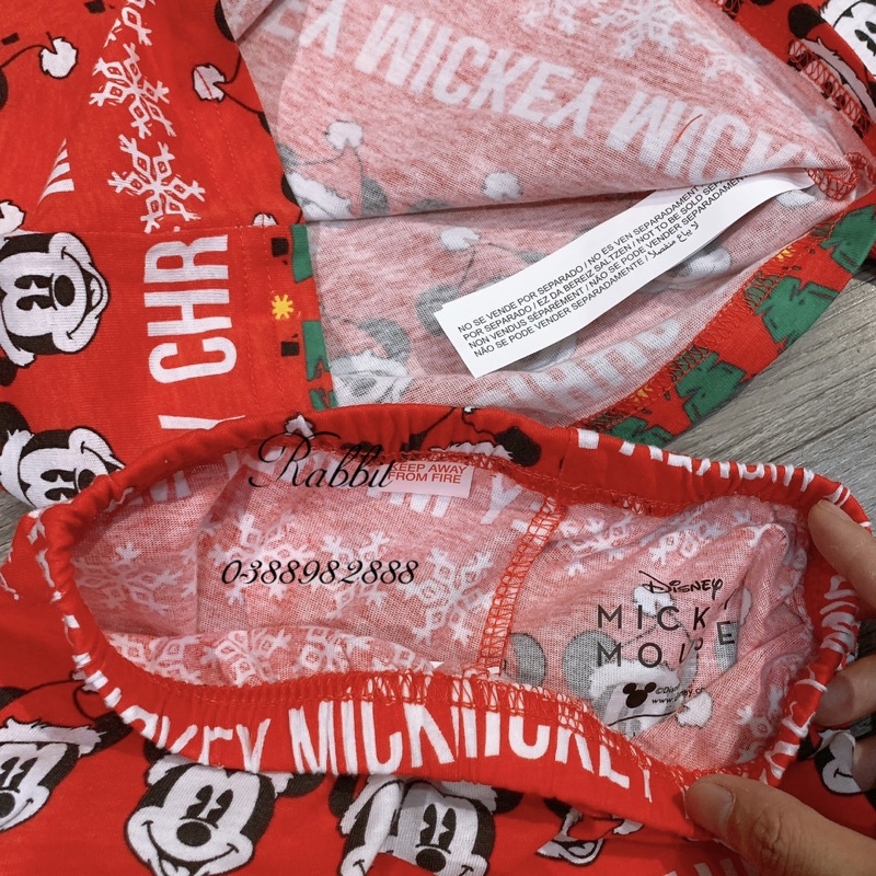 Bộ thun Minnie Christmas