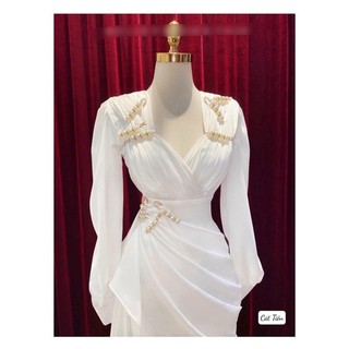 Đầm lụa gấm siêu đẹp. Size S M