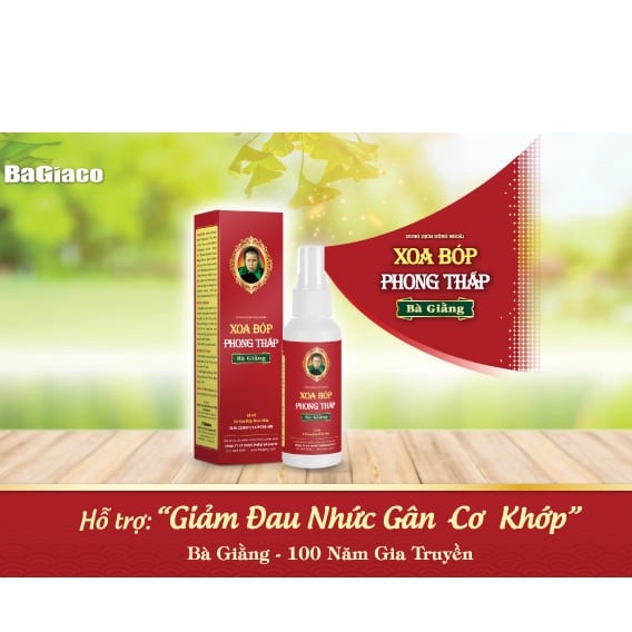Xoa Bóp Phong Thấp Bà Giằng Chai xịt 50ml
