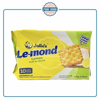 Bánh Quy Julie's LeMond Sandwich Nhân Kem Chanh (Gói 180g)