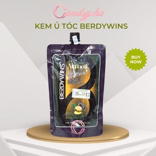 Kem Ủ tóc BERDYWINS 500ML phục hồi tóc hư tổn kích thích mọc tóc hương nước hoa siêu mềm mượt hàng chính hãng