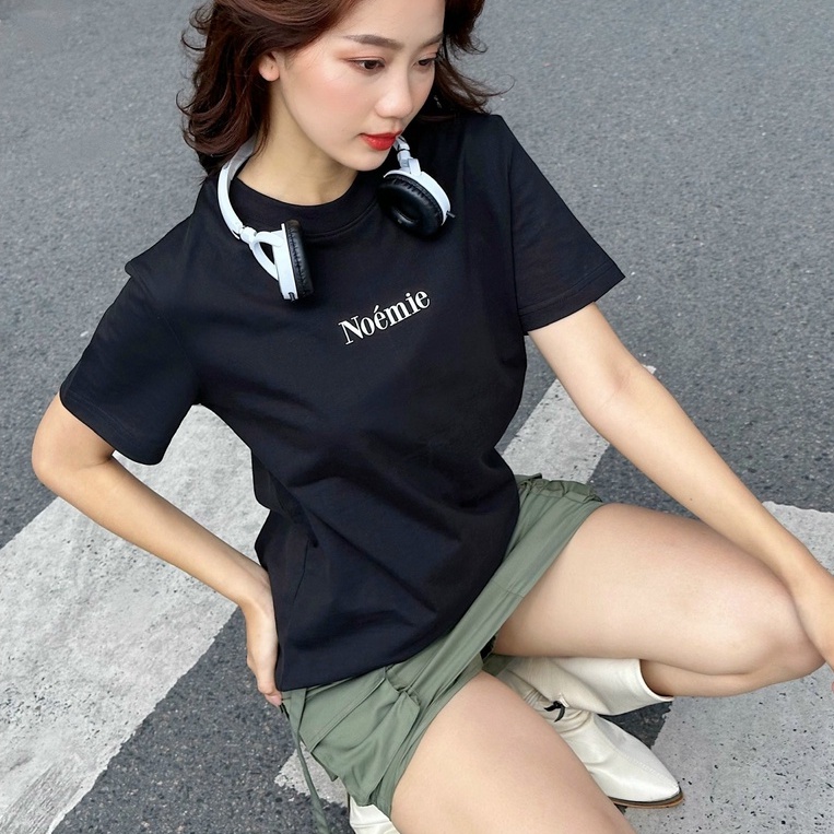 Áo thun nữ tay ngắn TOPTIFY form regular in Noémie T-Shirt AC87